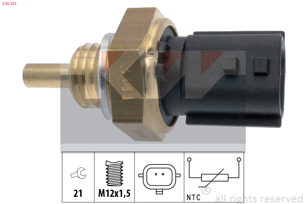 Senzor,temperatura lichid de racire 530 341 KW